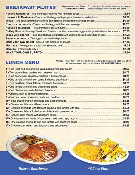 El Rodeo Mexican Food, Green Valley, Arizona. . El rodeo mexican restaurant lavon menu